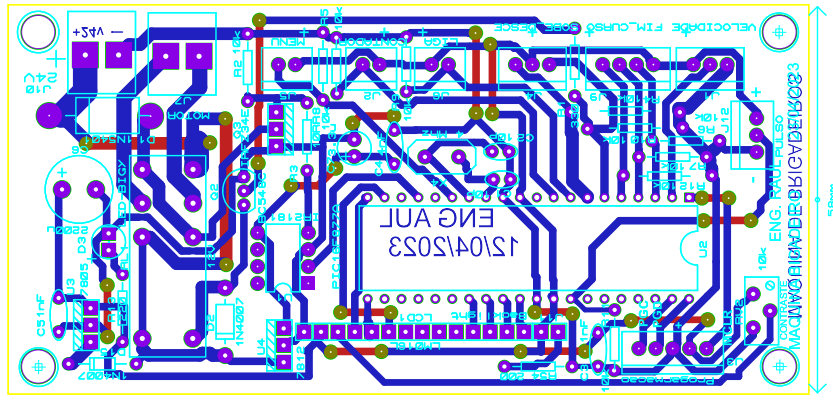 Layout da placa